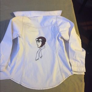 Rare Vintage Shirt Jacket with Embroidered Back